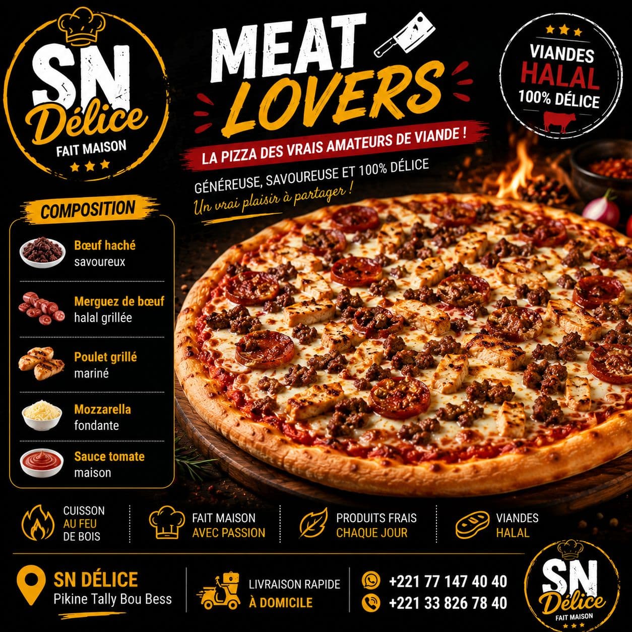 Pizza Meat Lovers