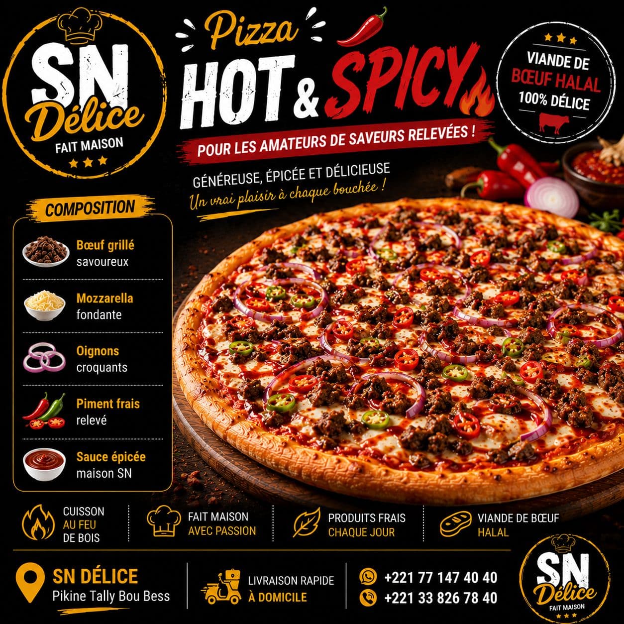 Pizza Hot & Spicy