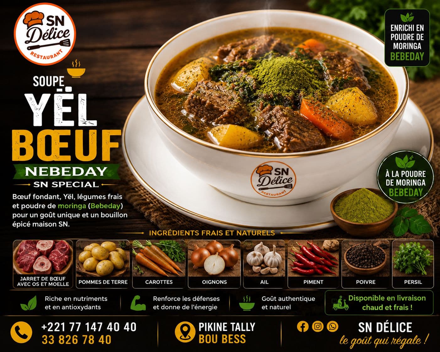 Soupe Yël Bœuf Nebeday