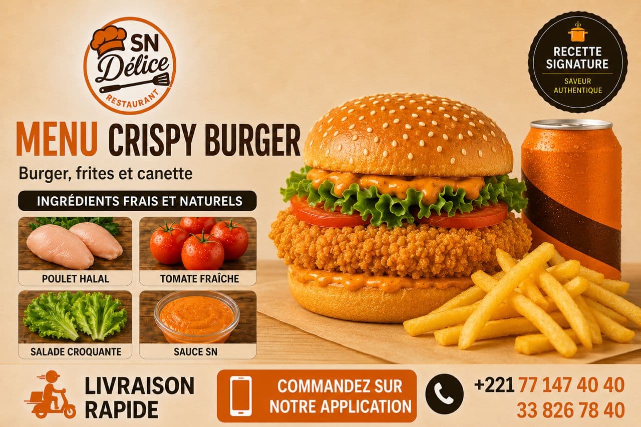 Menu Crispy Burger