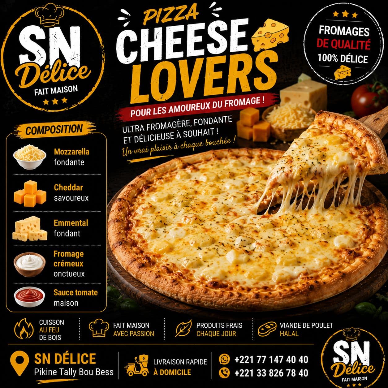 Pizza Cheese Lovers