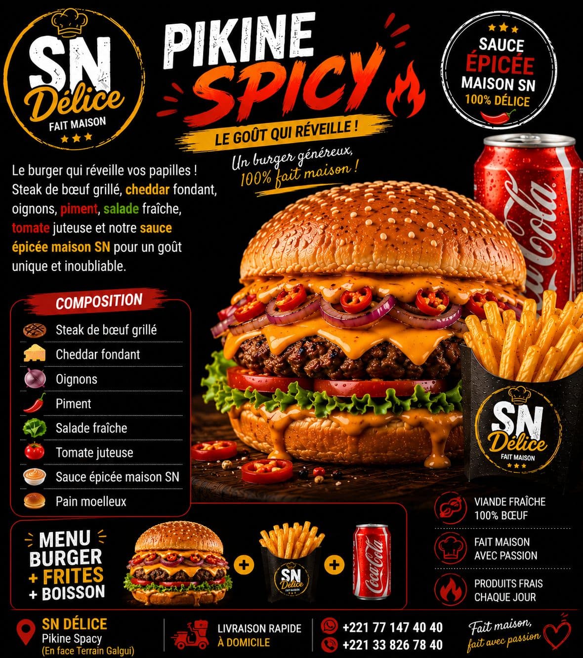 Menu Pikine Spicy