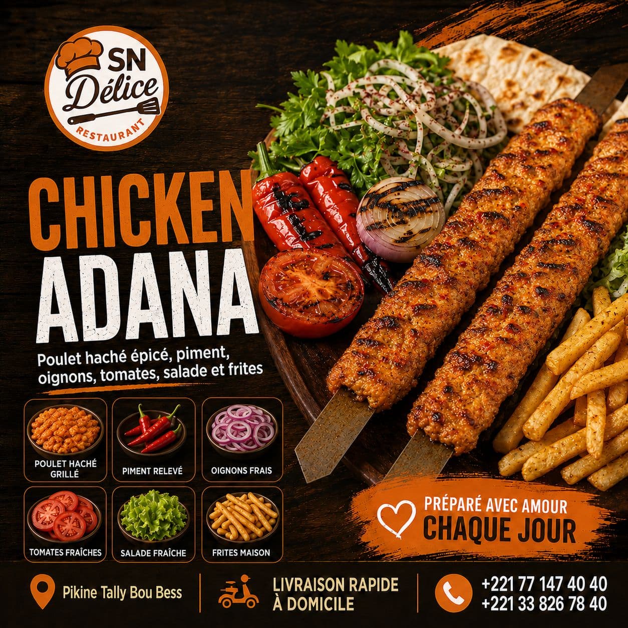 Chicken Adana