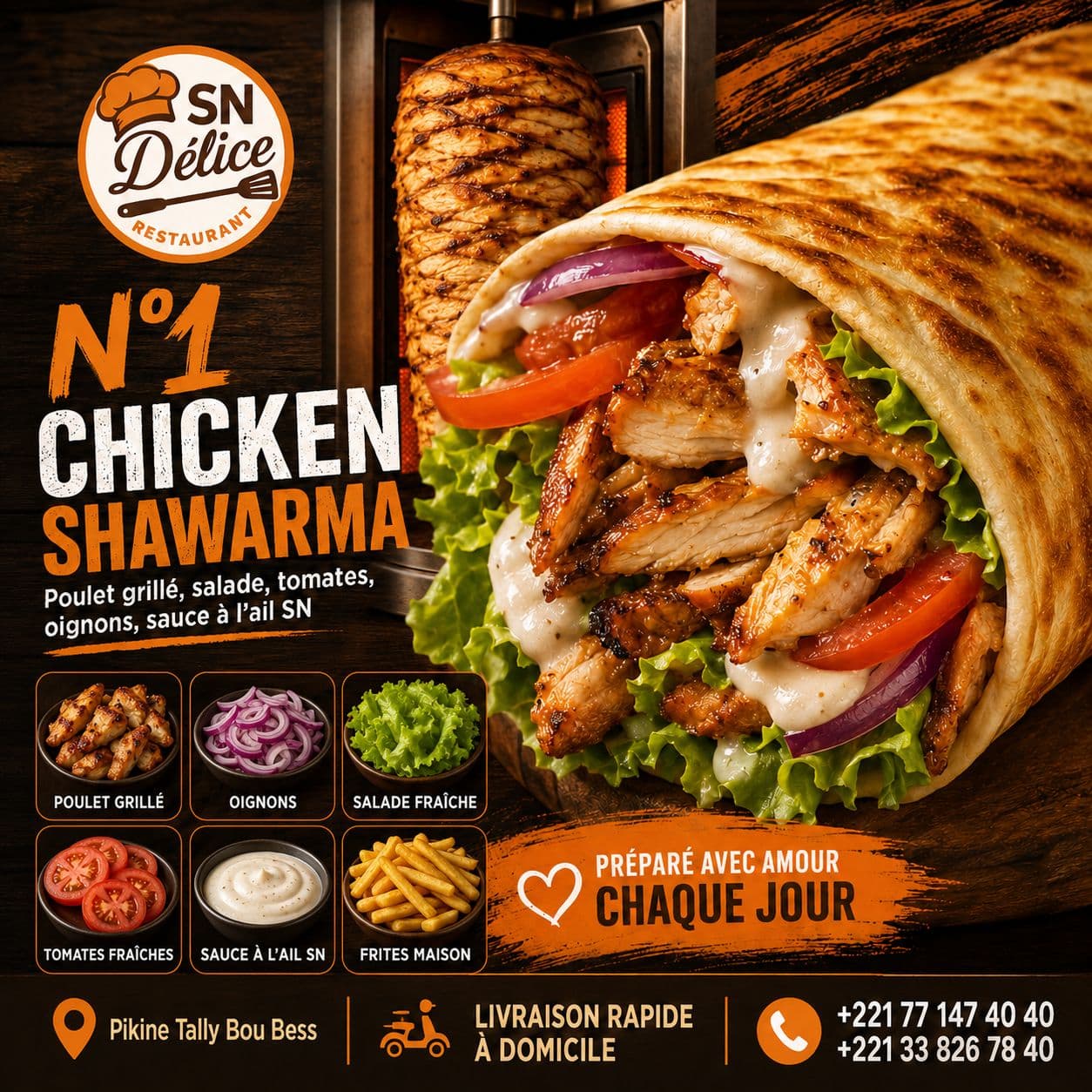 Chicken Shawarma