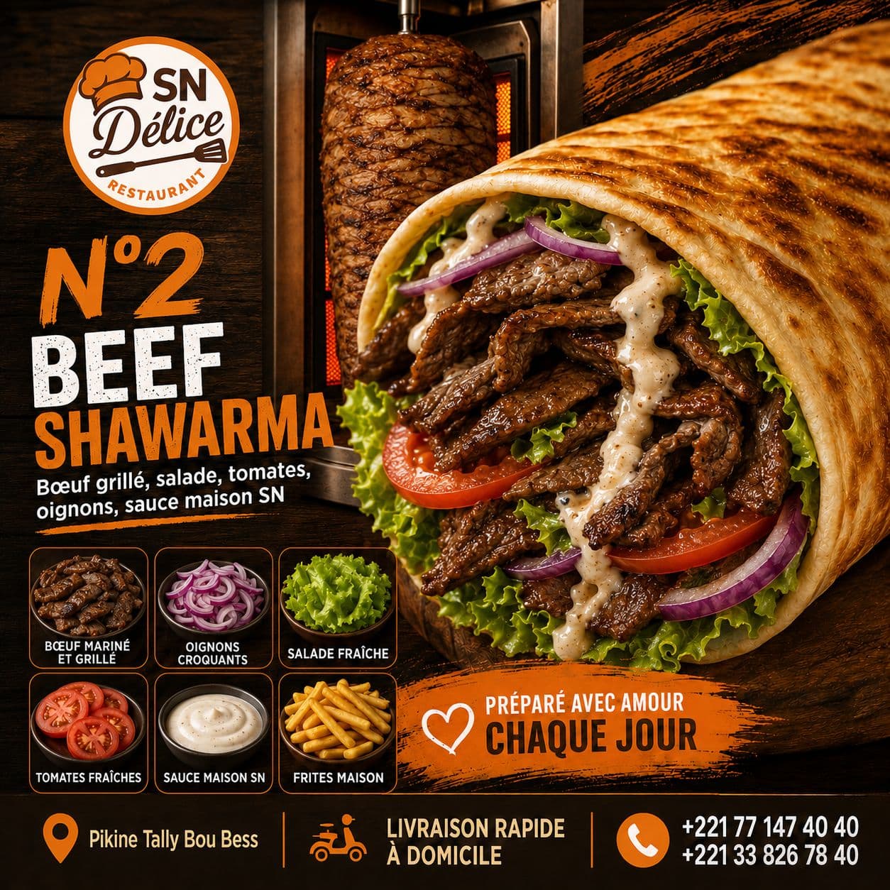 Beef Shawarma
